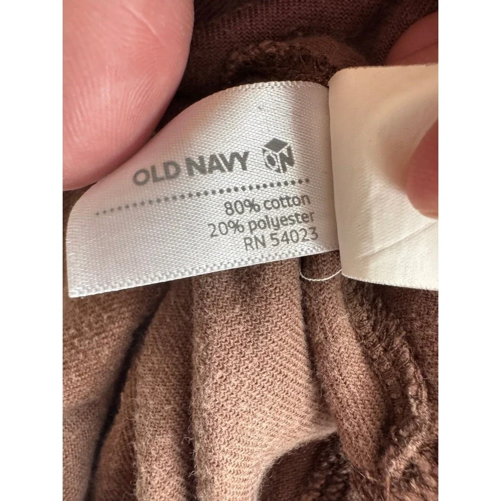 VTG Old Navy 2T Brown‎ Velour Dress